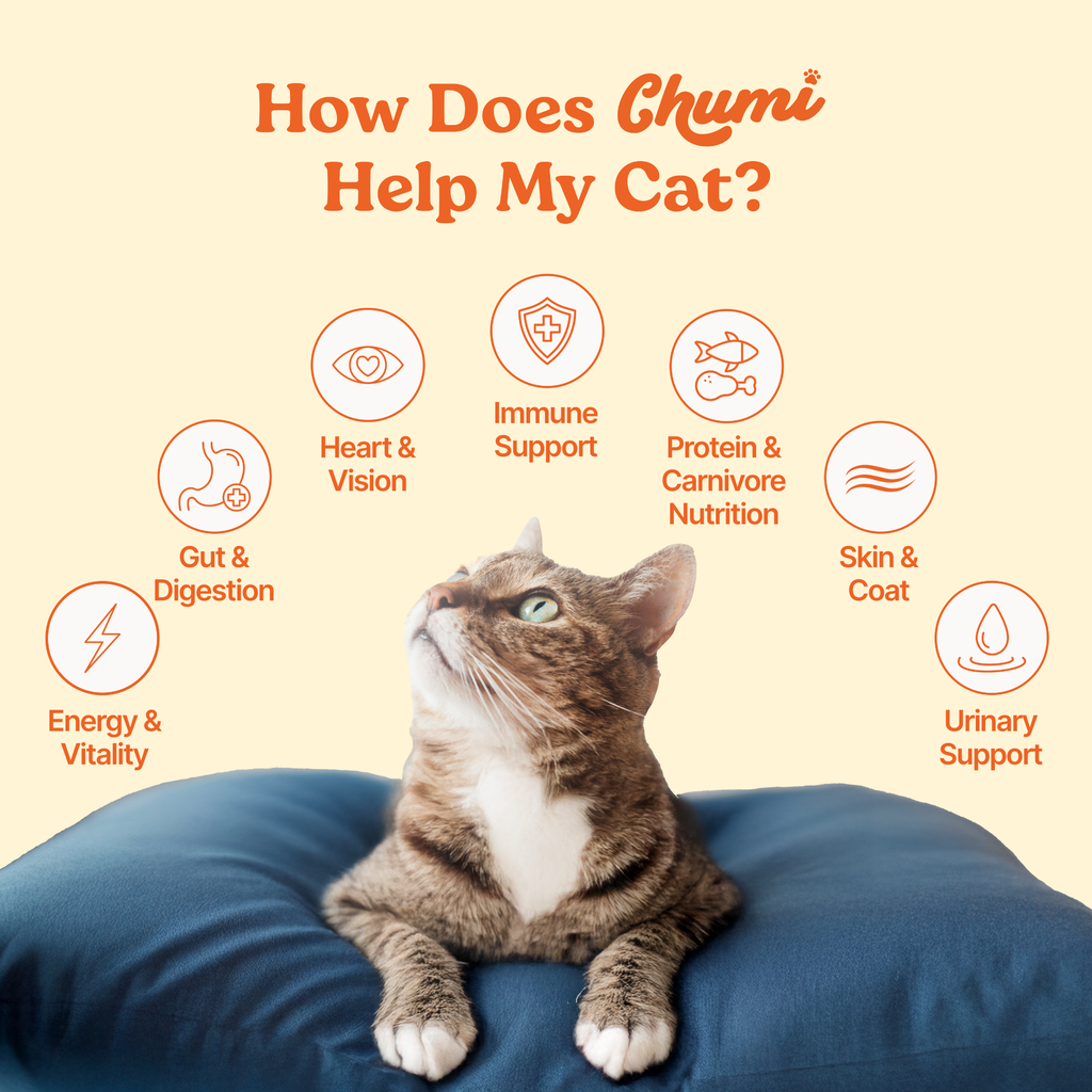 Chumi – 10-in-1 Lickable Cat Multivitamin – Bonito (30-Pack)