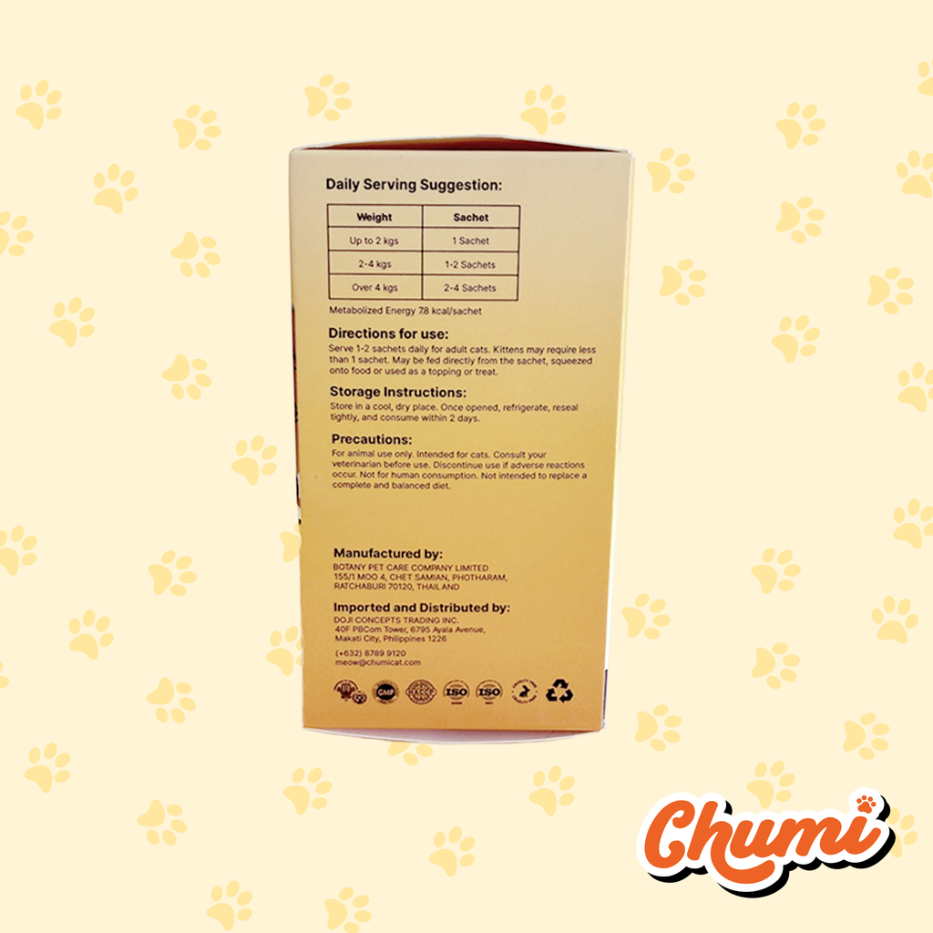 Chumi – 10-in-1 Lickable Cat Multivitamin – Chicken (30-Pack)