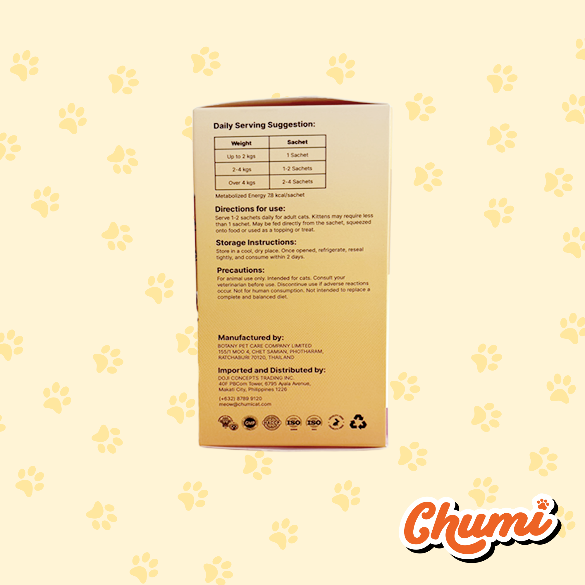 Chumi – 10-in-1 Lickable Cat Multivitamin – Tuna & Salmon (30-Pack)